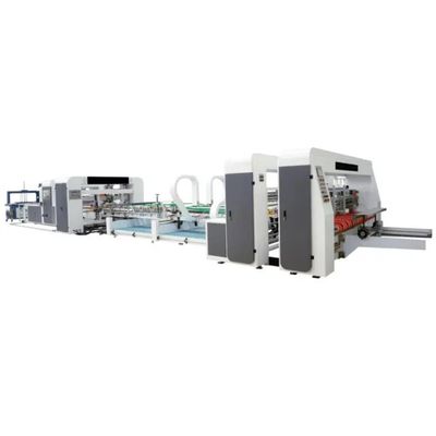 Máquina automática de plegado de cajas para la fabricación de cajas de cartón