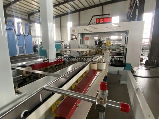 Máquina automática de plegado de cajas para la fabricación de cajas de cartón