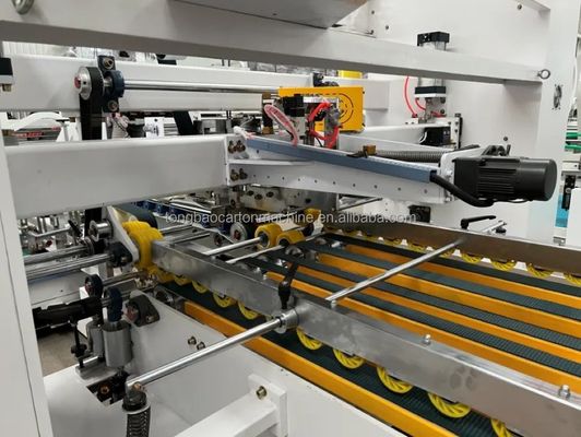Máquina automática de plegado de cajas para la fabricación de cajas de cartón