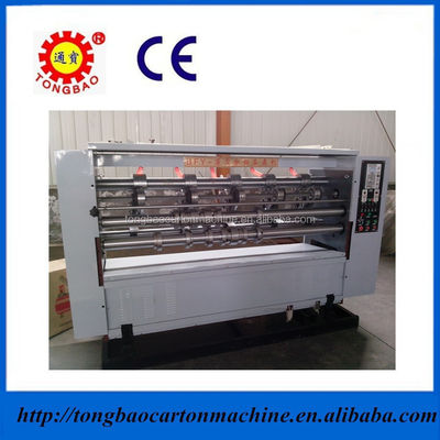 70 mm línea de prensado de cuchillo delgado creciente solución avanzada de la máquina de fabricación de cajas de cartón
