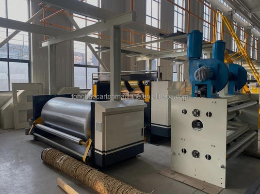 Máquina de línea de producción de cartón corrugado eléctrico para la fabricación de cajas