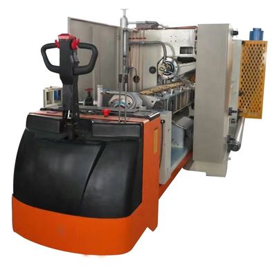 Cargador eléctrico de cara única para la producción de cartón corrugado rápido y fácil