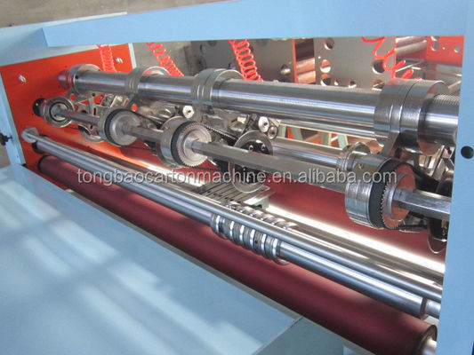 Semi-automático cortador de cuchillas finas para cartón corrugado con accionamiento eléctrico tipo 380V