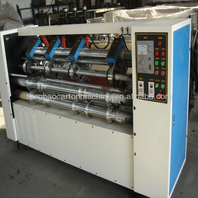 Semi-automático cortador de cuchillas finas para cartón corrugado con accionamiento eléctrico tipo 380V
