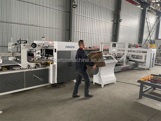 Máquina de adhesivo para carpetas de cartón de 380 V para cajas de cartón corrugadas