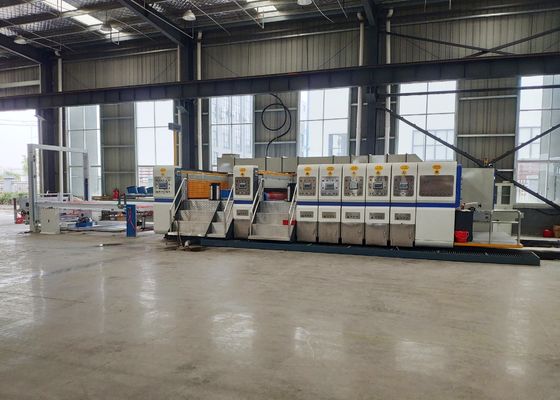 Máquina de impresión flexográfica de 4 colores de alta definición con suministros rotativos perfecto