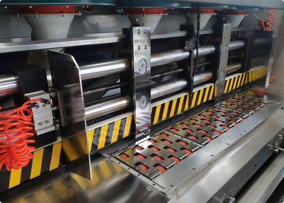 Máquina de impresión flexográfica de 4 colores de alta definición con suministros rotativos perfecto