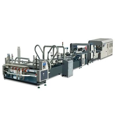 Caja de cartón de cartón corrugado automático para hacer carpetas