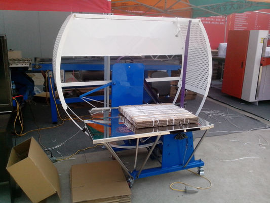 Maquinaria para la fabricación de cajas semiautomáticas de embalaje de cinturón de cartón de unión de paquetes