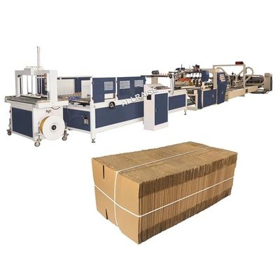 Función Caja de cartón de papel máquina de pegamento de grado automático automático completo carpeta flexo automática