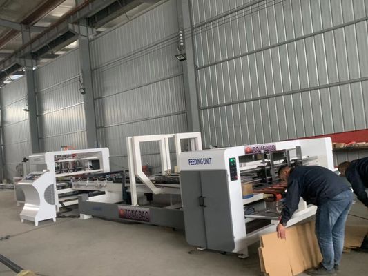 Grado automático Máquina automática de pegado de cartuchos de carpeta de cajas pequeñas y corrugadas