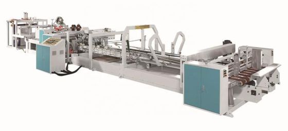 Material de embalaje de madera costuradora automática para caja de cartón 4450mm longitud costura rápida