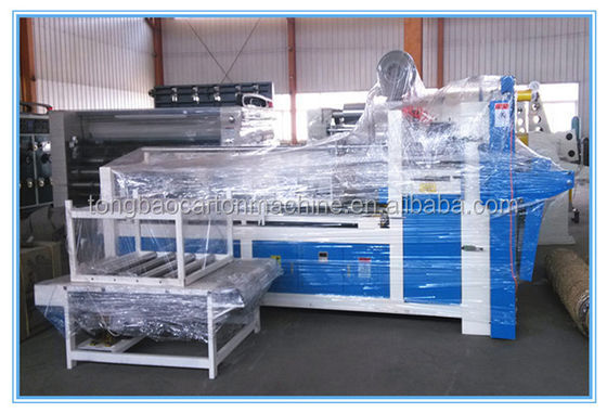 Gluer para carpetas de cajas onduladas semiautomático con accionamiento eléctrico para envases flexibles