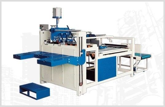 Apoyo técnico de vídeo pegamento de carpeta de caja ondulada semiautomático para tamaño de 1515 mm